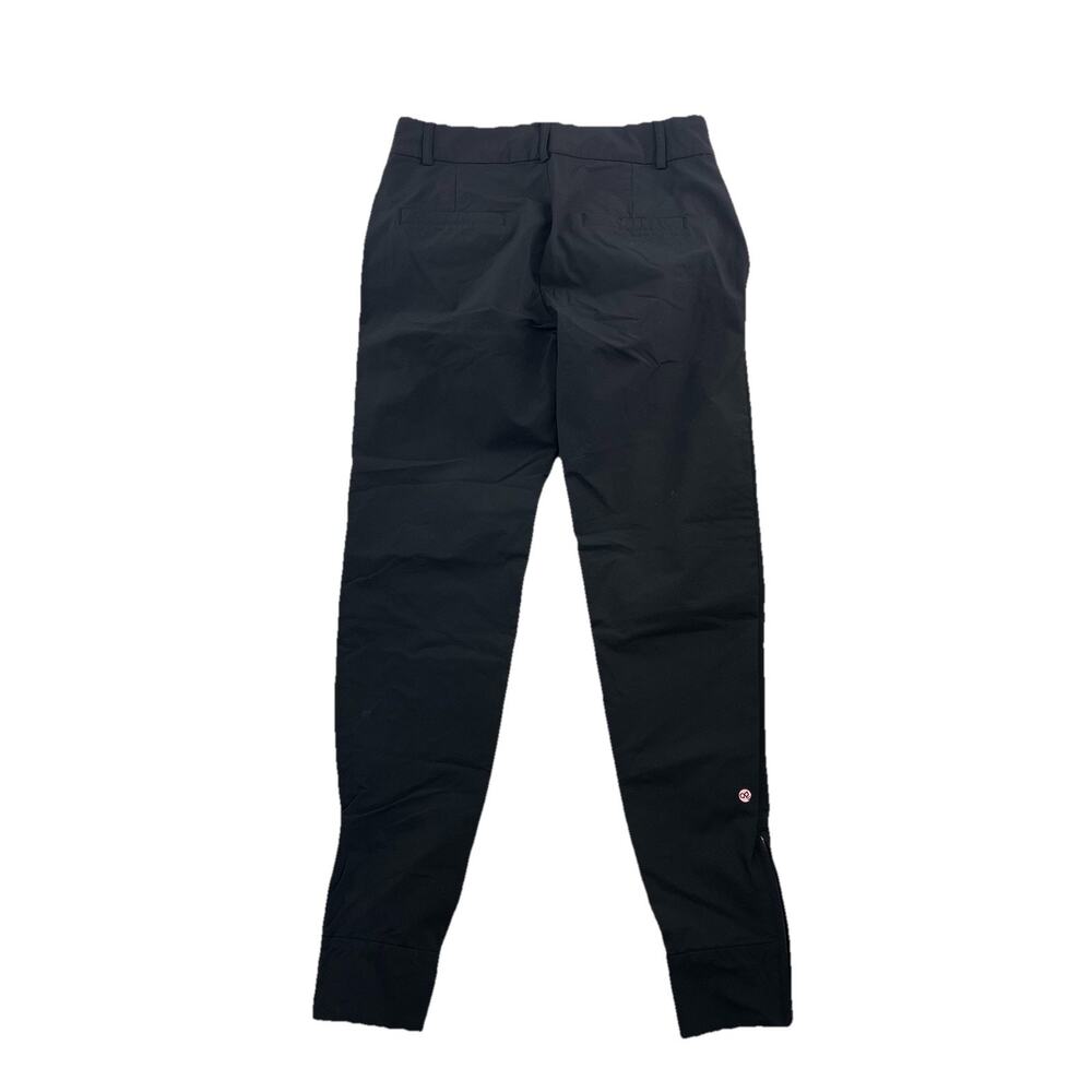 Abendroth Women Black Size 0 Pants Golf Outdoor Ankle Zippers 28" Inseam 53-27